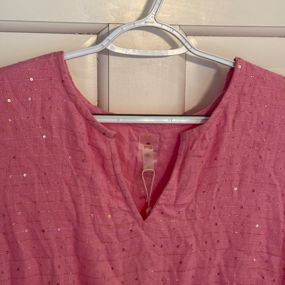 New! PQ Swim Lila color block tiered sequin Maxi Dress 31874 - Picture 7 of 13